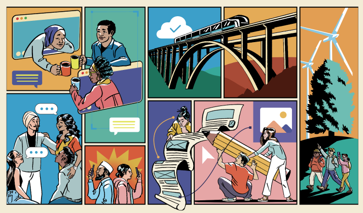 Governance Futures hero imagery and visual identity