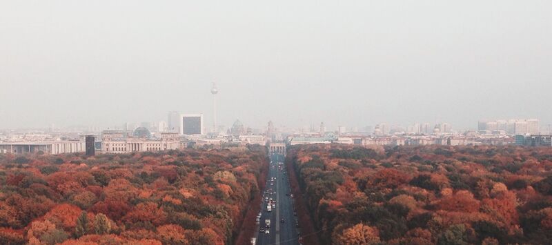 Berlin skyline where Liquid Democracy is headquartered