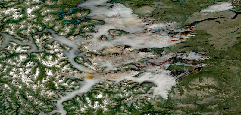 Satellite imagery of Earth surface from Open Data Cube