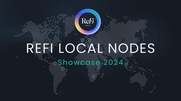 ReFi Local Nodes showcase map of global chapters